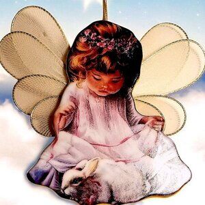 Heaven's Little Angels Porcelain Ornaments Loving kindness Donna Brooks Bradford